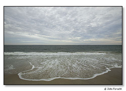 Surf, sky, open water and space. Matunuck Beach, South Kingstown, Rhode Island.